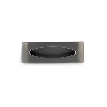 Richelieu 3-11/16 Inch Long Flush Cabinet Pull from the Expression Collection Brushed Nickel