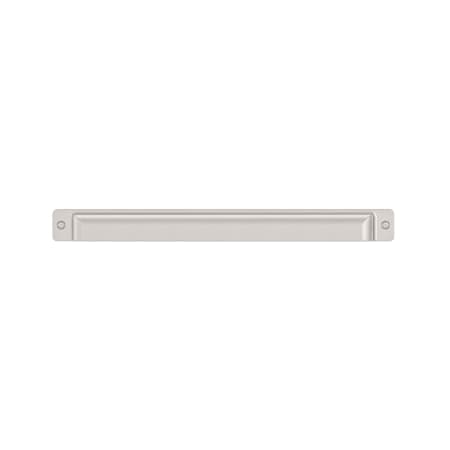 Richelieu 12-5/8 Inch Center to Center Cup Cabinet Pull Brushed Nickel