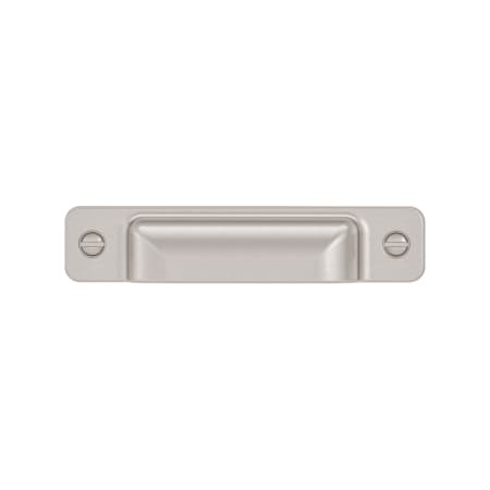 Richelieu 3-3/4 Inch Center to Center Cup Cabinet Pull Brushed Nickel