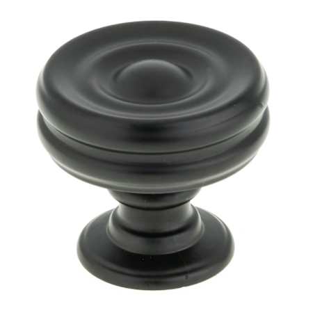 Richelieu 1-3/8 Inch Mushroom Cabinet Knob Black