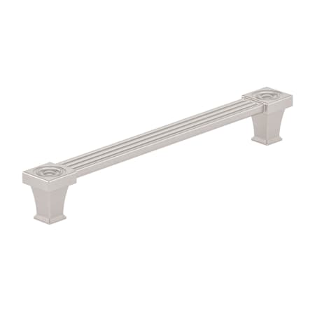 Richelieu 7-9/16 Inch Center to Center Handle Cabinet Pull Brushed Nickel