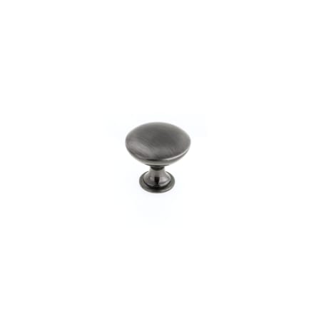 Richelieu 1 Inch Mushroom Cabinet Knob Black Stainless Steel