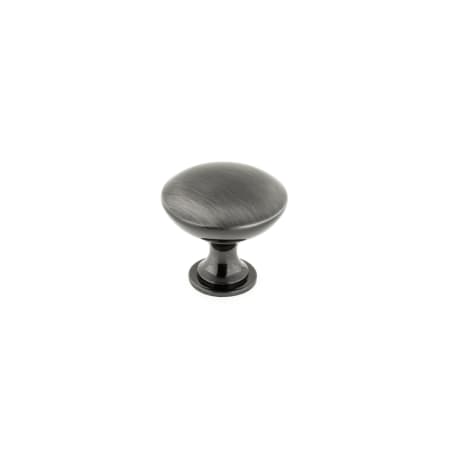 Richelieu 1-9/16 Inch Mushroom Cabinet Knob Black Stainless Steel