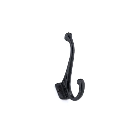 Richelieu 4-5/8 Inch Double Iron Coat Hook Matte Black