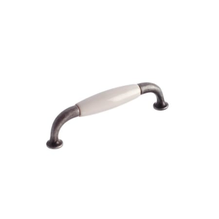 Richelieu 3-3/4 Inch Center to Center Handle Cabinet Pull from the Expression Collection Anthracite and White