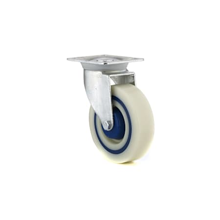 Richelieu 440 lb. Maximum Weight Capacity Commercial Grade Swivel Mount Caster Beige / Blue