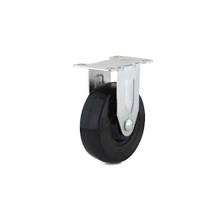 Richelieu 245 lb. Maximum Weight Capacity Commercial Grade Fixed Mount Caster Black