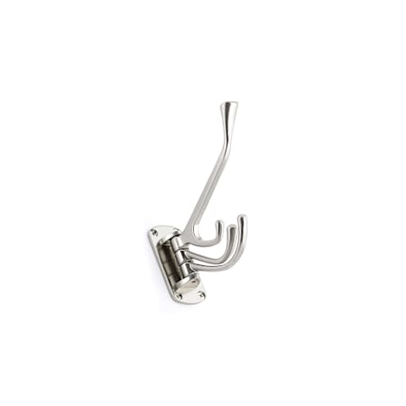 Richelieu 4-13/16 Inch Triple Swivel Coat Hook Brushed Nickel