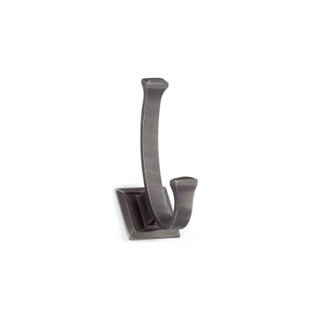 Richelieu 5-1/8 Inch Double Metal Coat Hook Antique Nickel