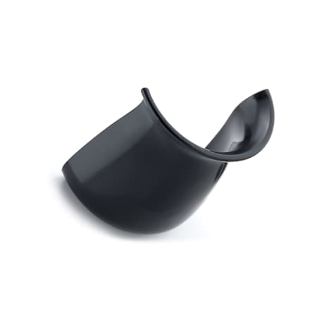 Richelieu 3 Inch Single Plastic Key Hook Black