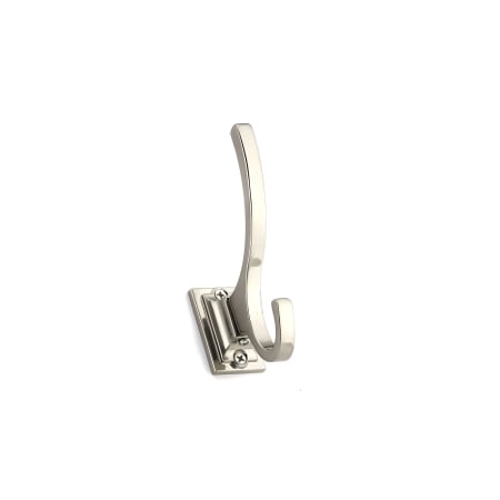 Richelieu 4 Inch Double Metal Coat Hook Brushed Nickel