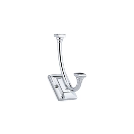 Richelieu 5-5/16 Inch Double Metal Coat Hook Chrome