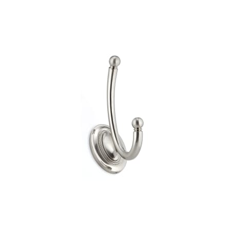 Richelieu 5-9/16 Inch Double Metal Coat Hook Brushed Nickel