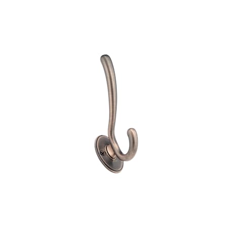 Richelieu 5-1/16 Inch Double Metal Coat Hook Brushed Oil-Rubbed Bronze