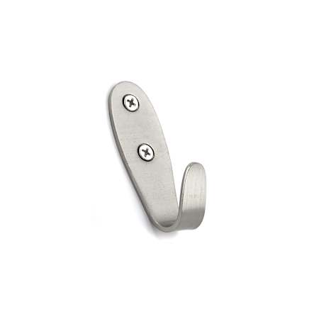 Richelieu 2-15/16 Inch Single Metal Coat Hook Brushed Nickel