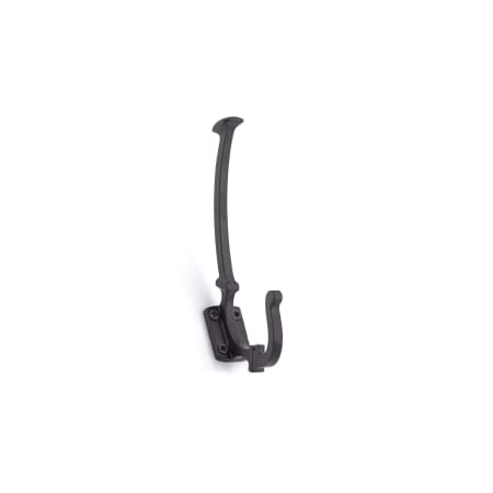 Richelieu 6-5/16 Inch Double Iron Coat Hook Matte Black