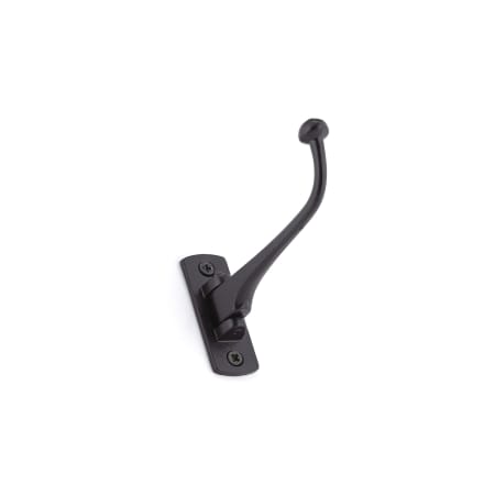 Richelieu 2-3/8 Inch Single Swivel Coat Hook Matte Black
