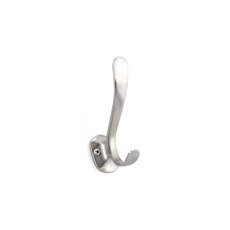 Richelieu 4-1/2 Inch Double Metal Coat Hook Brushed Nickel