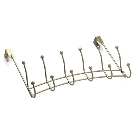 Richelieu Over The Door Robe Hook Rack with 12 Hooks Matte Nickel
