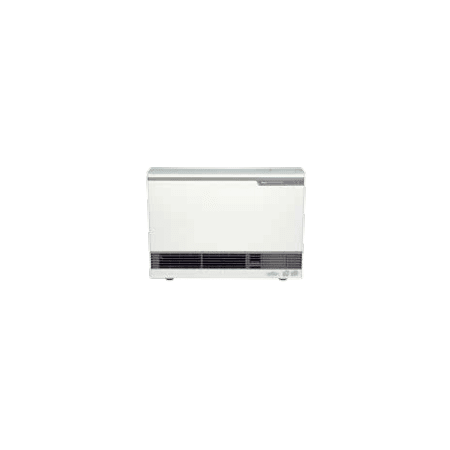 Rinnai 121 Watt 120 Volt Wall Mounted Fan Forced Liquid Propane Wall Heater with Built-in Thermostat and Programmable Timer White