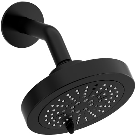 Riobel 2 GPM Multi Function Rain Shower Head Black