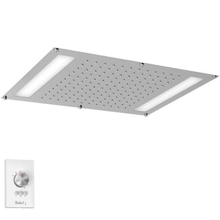 Riobel 2 GPM Single Function Rain Shower Head Chrome