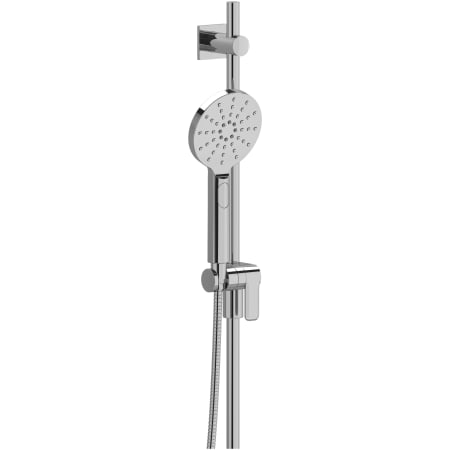 Riobel Handshower Set With 36" Slide Bar and 3-Function 1.8 GPM Handshower Chrome