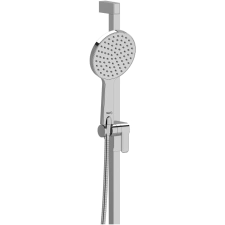 Riobel 2.5 GPM Single Function Hand Shower Package - Includes Slide Bar and Hose Chrome