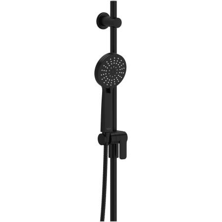 Riobel 1.8 GPM Multi Function Hand Shower Package - Includes Slide Bar and Hose Black