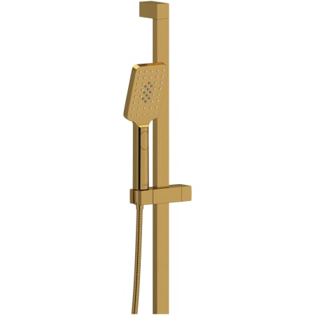 Riobel Handshower Set With 34" Slide Bar and 3-Function 1.8 GPM Handshower
 Brushed Gold