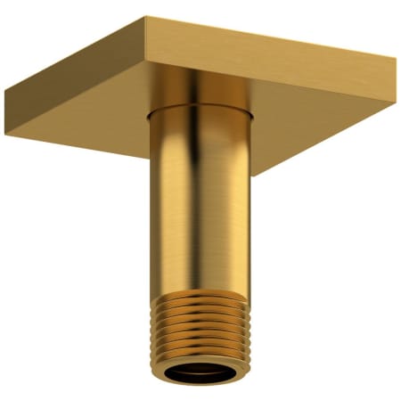 Riobel 2-5/8" Ceiling Mounted Shower Arm and Flange Brushed Gold