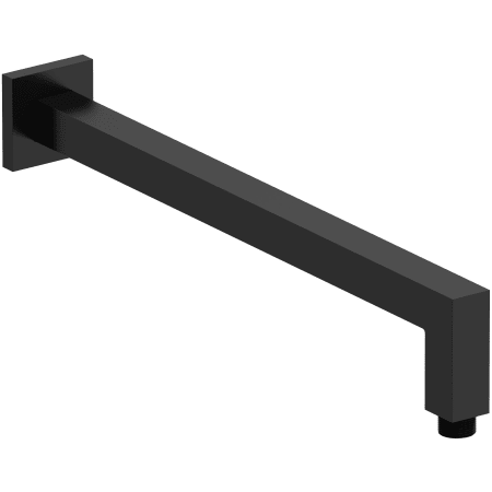 Riobel 15-3/4" Wall Mounted Shower Arm and Flange Black