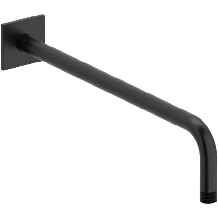 Riobel 15-3/4" Wall Mounted Shower Arm and Square Flange Black