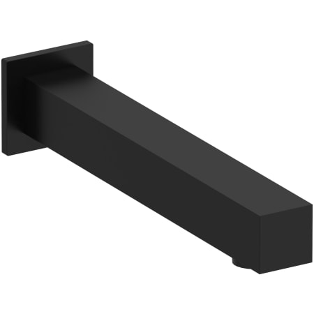 Riobel 8" Square Wall Mount Tub Spout Black