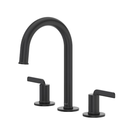 Riobel Authentica 1.2 GPM Widespread Bathroom Faucet with Pop-Up Drain Assembly Black