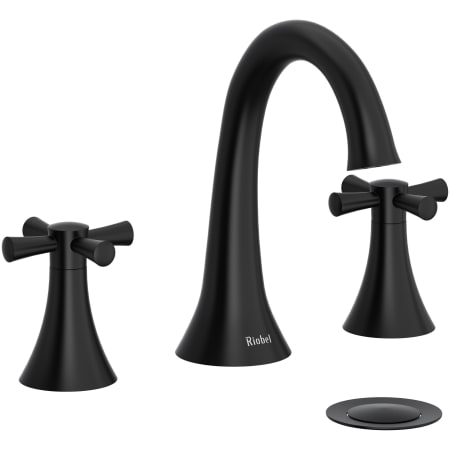 Riobel Edge 1.2 GPM Widespread Bathroom Faucet Black