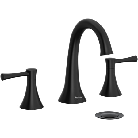 Riobel Edge 1.2 GPM Widespread Bathroom Faucet Black