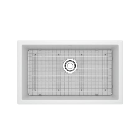 Riobel Fonsa 30-1/4" Undermount Single Basin Quartz Composite Kitchen Sink White