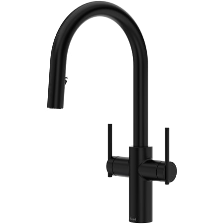 Riobel Lateral 1.8 GPM Single Hole Pull Down Kitchen Faucet Black