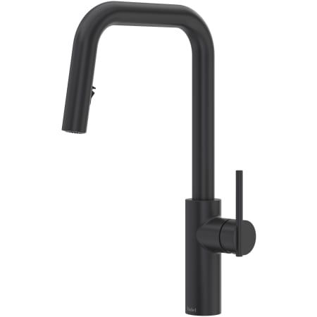 Riobel Lateral 1.8 GPM Single Hole Pull Down Kitchen Faucet Black