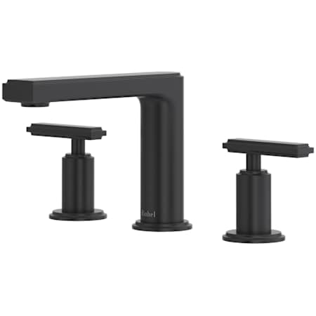 Riobel Manifesto 1.2 GPM Widespread Bathroom Faucet with Pop-Up Drain Assembly Black