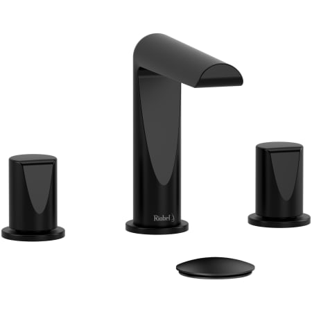 Riobel Parabola 1.2 GPM Widespread Bathroom Faucet Black