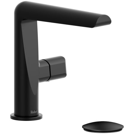 Riobel Parabola 1.2 GPM Single Hole Bathroom Faucet Black