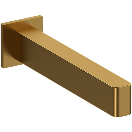 Riobel Paradox 7-3/4" Tub Spout Brushed Gold