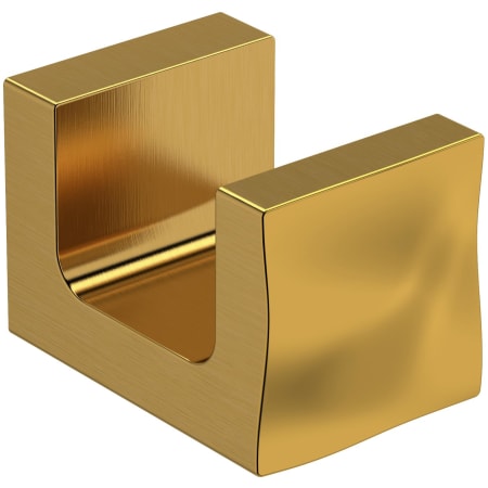 Riobel Reflet Single Robe Hook Brushed Gold