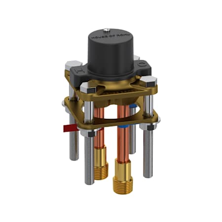 Riobel Floor Mounted Tub Filler Rough-in Valve with Service Stops and NPT connection type N/A