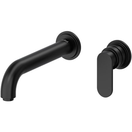 Riobel Arca 1.2 GPM Wall Mounted Widespread Bathroom Faucet Black