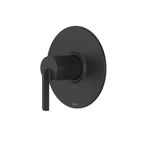 Riobel Authentica Pressure Balanced Valve Trim Only with Single Lever Handle - Less Rough In Black