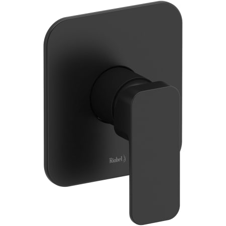 Riobel Equinox Pressure Balanced Valve Trim Only with Single Lever Handle - Less Rough In Black