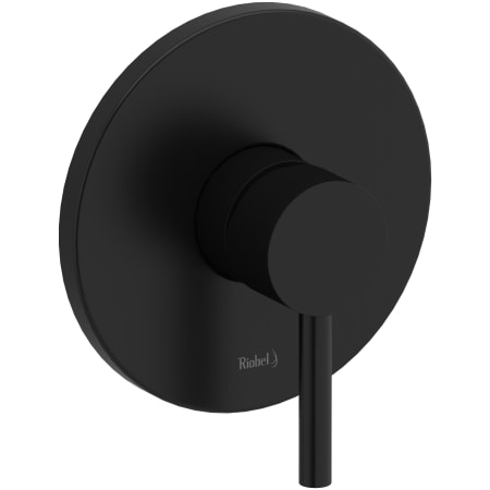 Riobel GS Pressure Balanced Valve Trim Only with Single Lever Handle - Less Rough In Black